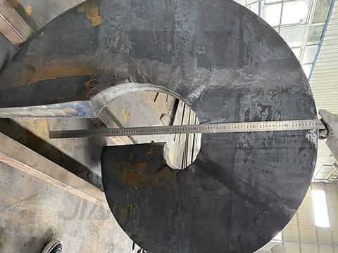 盾構機用螺旋葉片